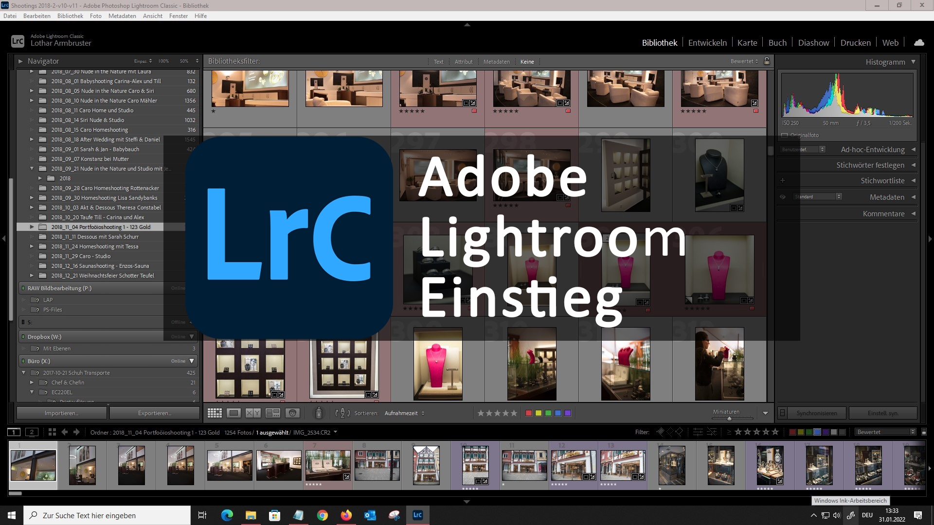 Unser Online Einsteigerkurs in Adobe Lightroom Classic