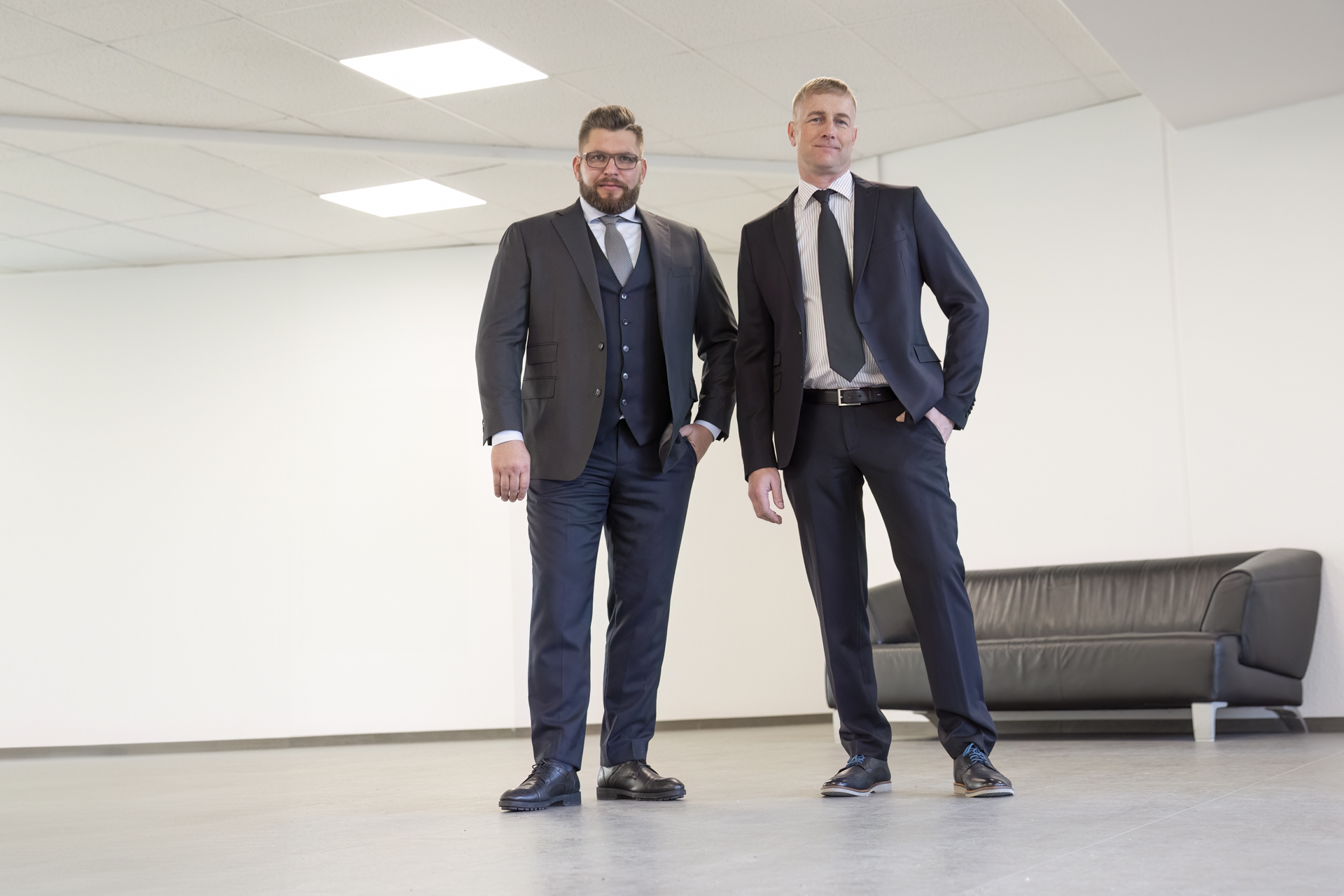 Businessfotografie - Teamfoto Dominik Gutberlet und Fritz Müllerschön